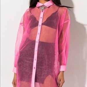 Pink Shirt Dress
